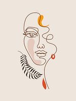 Line Art Face
