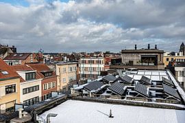 Roofs under a winter layer by Werner Lerooy