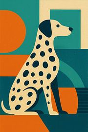 Dalmatian Dog illustration. by Gallery Hoppenbrouwers