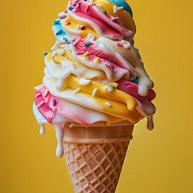 köstliche Eiskreationen in verlockenden Farben von Egon Zitter