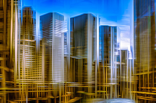 skyscraper in Chicago by Dieter Walther