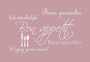 Tekst Bon appetit - Roze van Sandra Hazes