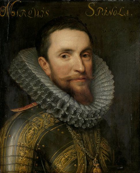 Portret van Ambrogio Spinola, Michiel Jansz. van Mierevelt van Meesterlijcke Meesters