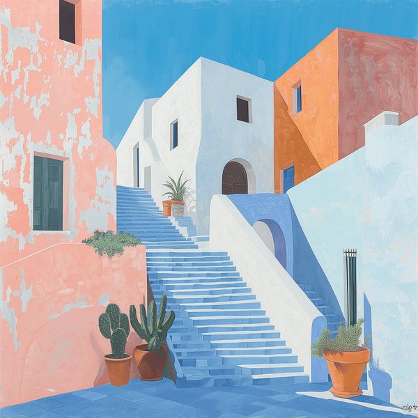 Escaliers grecs par Dream Drip