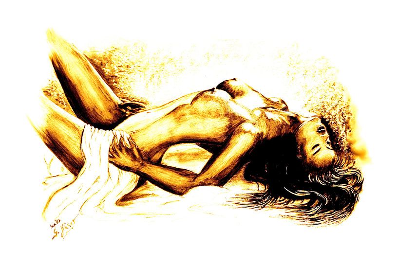 Golden Dreams Of Passion by GittaGsArt
