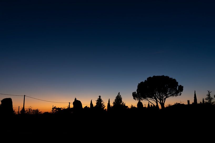Wide Summer Sunset in France by Tom Clark