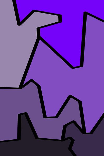 Abstract Paars van Andreas Müller