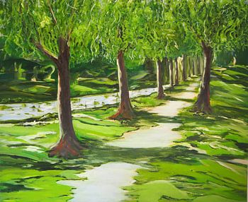 Sur la digue de la Rench à Oberkirch