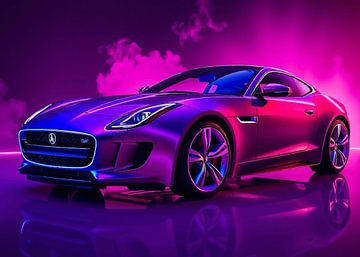 Jaguar F-Type Klassiek Neon van MIROKKU