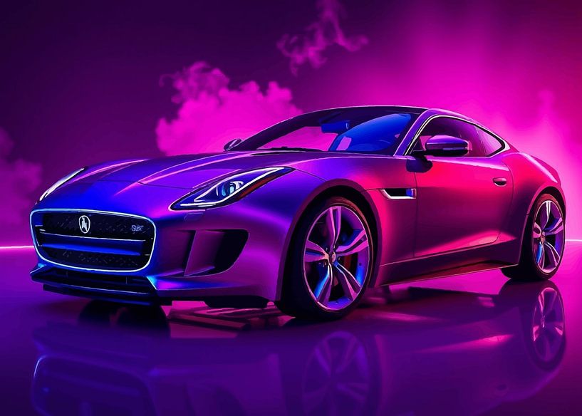Jaguar F-Type Classic Neon par MIROKKU