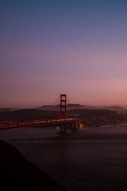 Blue Hour over Golden Gate Bridge by Piotr Snoch