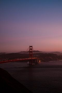 Blue Hour over Golden Gate Bridge by Piotr Snoch