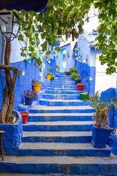 Treppe in Chefchaouen