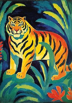 Poster tigre impression d'art murale art mural sur Niklas Maximilian