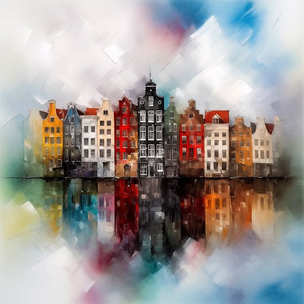 Amsterdam Painting by Preet Lambon