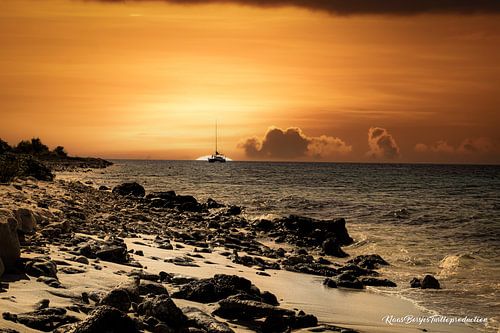 Le soir tombe sur Klein Bonaire