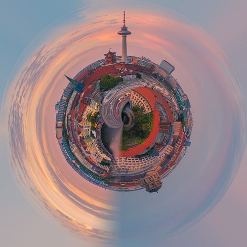 Een Photoshop creatie van Berlijn