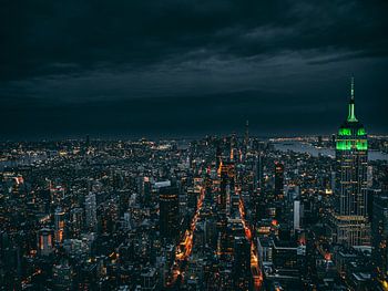 New Yorker Skyline bei Nacht | New York