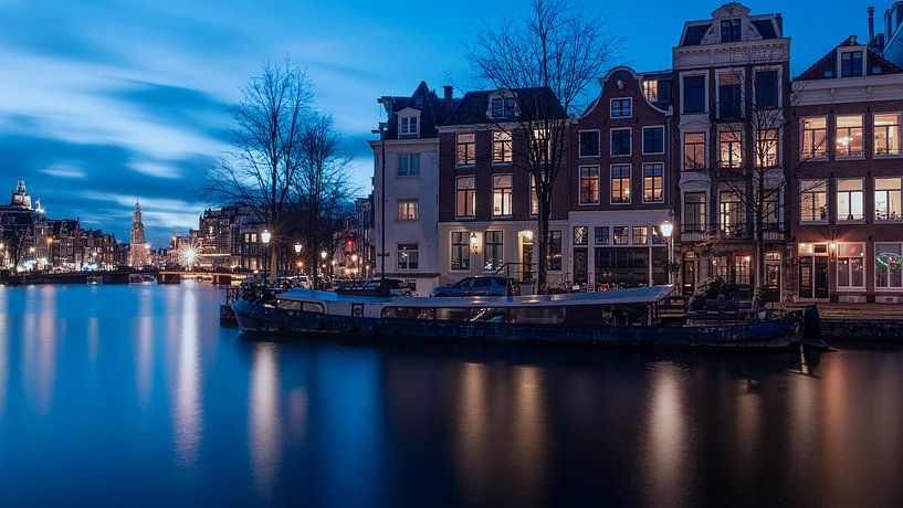 An Amsterdam winter evening by Jean-Marc Kessely