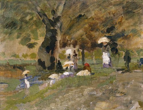 Zomerdag in de Prater, Tina Blau