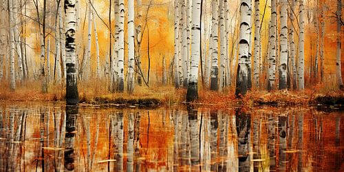 Birch forest
