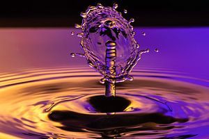 Wassertropfen spritzen
