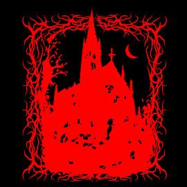 Dark castle - occult gothic art by Muhammad Abdurrohim