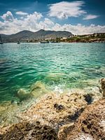 The coast on the island of Crete