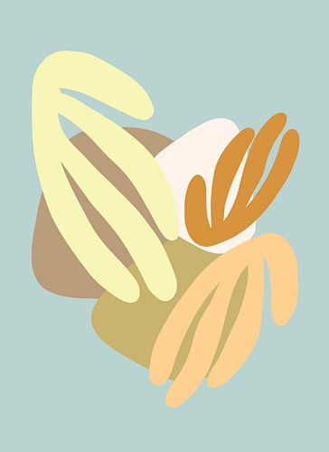 Formes florales Matisse #5 sur Bohomadic Studio