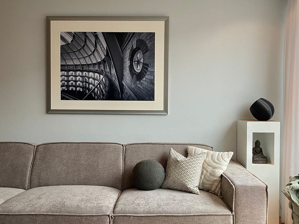 Die Kuppel 4 - schwarz und weiß  von OK-ART 