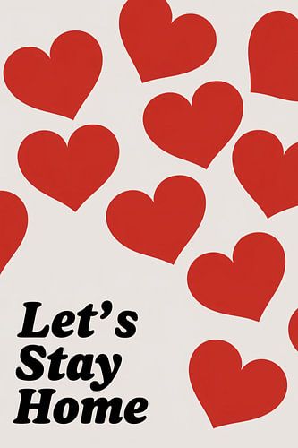 Moderne harten en tekst illustratie