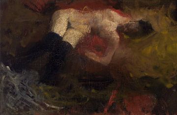 Naakt, George Hendrik Breitner, 1885 van Atelier Liesjes