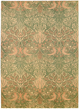 William Morris - Dessin Dove et rose (pour tapisserie en soie et laine tissée)