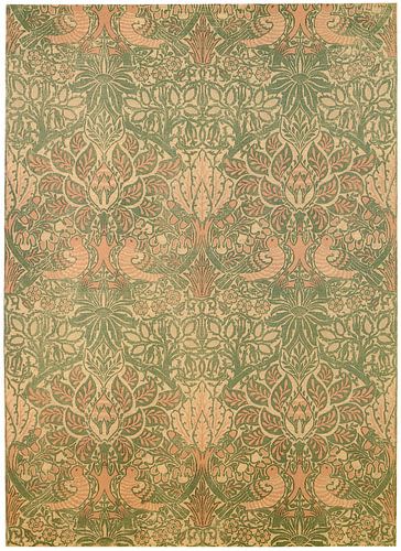 William Morris – Dove and rose design (for woven silk and wool tapestry)