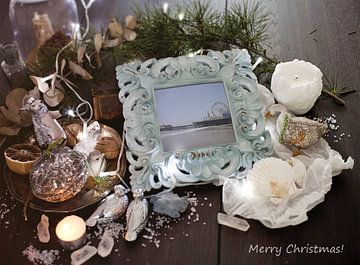 Merry Christmas from Santa Monica Pier von Christine aka stine1