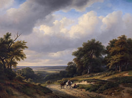 Jan Baptiste De Jonghe, Landschaft in den Ardennen von Atelier Liesjes