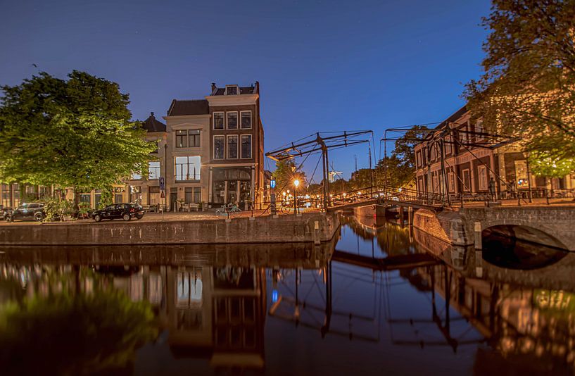 schiedam old town south holland blue hour evening photography by Marco van de Meeberg