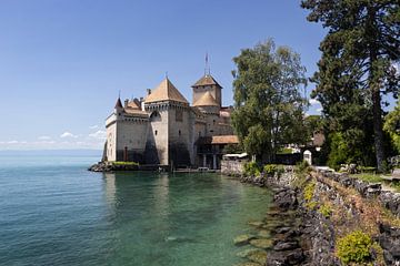 Kasteel van Chillon in Vaud, Zwitserland van Imladris Images