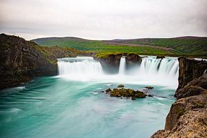 Godafoss Waterfall Iceland sur Luuk Holtrop