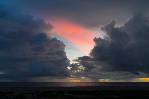 front de nuages sur le fanø