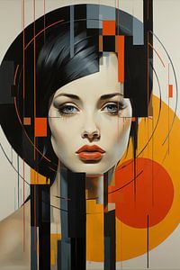 Portrait abstrait d'une femme (1)
