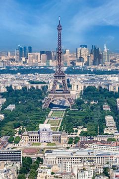 Parijse skyline van Melanie Viola