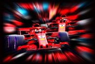 Vettel / Raikkonen 2018 van DeVerviersBelgium thumbnail