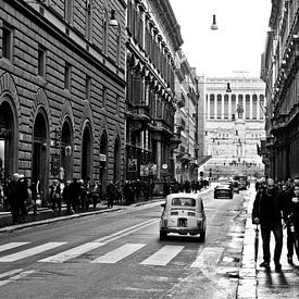 Fiat in Rome van Marcel Brands