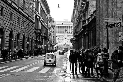 Fiat in Rome van Marcel Brands