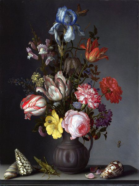 Blumen in einer Vase, Balthasar van der Ast von Meesterlijcke Meesters