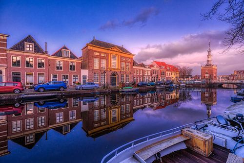 Prachtige reflectie van het Verdronkenoord in Alkmaar van peterheinspictures