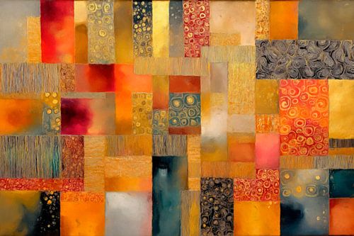 Mosaic of Fire and Gold