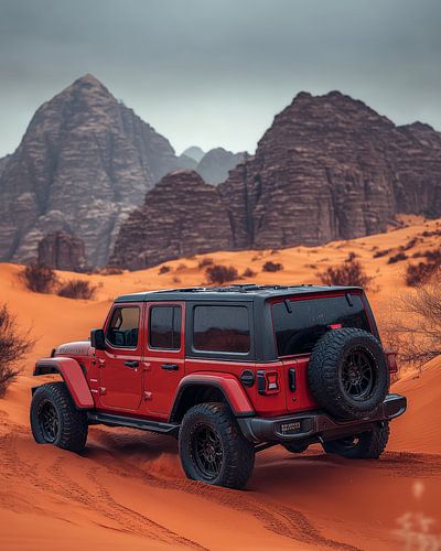 Robuuste Jeep Wrangler in Majestic Dunes