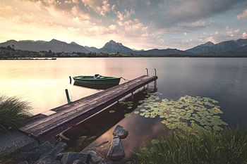 Loopbrug bij Hopfensee